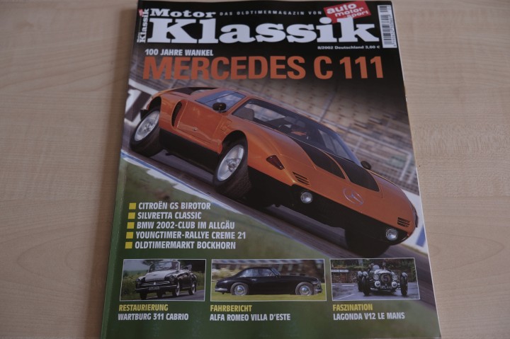 Deckblatt Motor Klassik (08/2002)